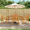 Image de vidaXL Ensemble de salle à manger de jardin 5 pcs Bois d'acacia solide