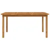 Image de Vidaxl Ensemble De Salle Ã Manger De Jardin 5 Pcs Bois D'acacia Solide