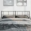 Image de vidaXL Tête de lit métal noir 180 cm