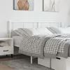 Image de vidaXL Tête de lit métal blanc 180 cm