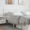 Image de vidaXL TÃªte de lit mÃ©tal blanc 180 cm