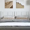 Image de vidaXL Tête de lit métal blanc 193 cm