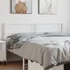 Image de vidaXL Tête de lit métal blanc 150 cm