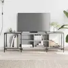 Image de vidaXL Meuble TV sonoma gris 153x37x50 cm bois d'ingénierie837605