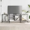 Image de vidaXL Meuble TV sonoma gris 153x37x50 cm bois d'ingÃ©nierie