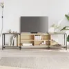 Image de vidaXL Meuble TV chêne sonoma 203x37x50 cm bois d'ingénierie837608