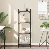 Image de vidaXL Bibliothèque à 4 niveaux sonoma gris 40x30x120 cm837635
