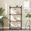 Image de vidaXL Bibliothèque à 4 niveaux sonoma gris 60x30x120 cm837655