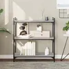 Image de vidaXL Bibliothèque 3 niveaux sonoma gris 80x30x86cm bois d'ingénierie837670