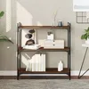 Image de Vidaxl BibliothÃ¨que 3 Niveaux ChÃªne Brun 80x30x86 Cm Bois D'ingÃ©nierie