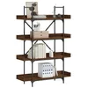 Image de vidaXL Bibliothèque 4 niveaux chêne marron 100x33x145,5 cm837696