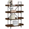 Image de vidaXL Vidaxl Bibliothèque 4 Niveaux Chêne Marron 100x33x145,5 Cm