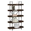Image de vidaXL Bibliothèque 5 niveaux chêne fumé 100x33x180,5 cm837699