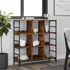 Image de vidaXL Buffet chêne fumé 102x32x103,5 cm bois d'ingénierie 837729
