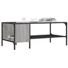Image de vidaXL Table basse avec support sonoma gris 100x51x40 cm837735