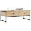Image de vidaXL Vidaxl Table Basse Chêne Sonoma 101x49x39,5 Cm Bois D'ingénierie