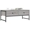 Image de vidaXL Table basse sonoma gris 101x49x39,5 cm bois d'ingénierie837740