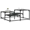 Image de vidaXL Table basse noir 87,5x87,5x40 cm bois d'ingénierie837742