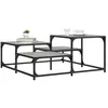 Image de vidaXL Table basse sonoma gris 87,5x87,5x40 cm bois d'ingÃ©nierie