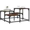 Image de vidaXL Table basse chÃªne marron 68x68x40 cm bois d'ingÃ©nierie