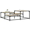 Image de vidaXL Table basse chêne sonoma 107x107x40 cm bois d'ingénierie837753