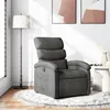 Image de vidaXL Fauteuil inclinable Gris foncÃ© Tissu