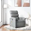 Image de vidaXL Vidaxl Fauteuil De Massage Inclinable Gris Clair Tissu