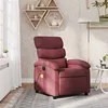 Image de vidaXL Fauteuil de massage inclinable Rouge bordeaux Tissu371704