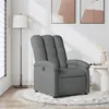 Image de vidaXL Fauteuil inclinable Gris foncé Tissu371728