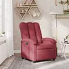 Image de vidaXL Fauteuil inclinable Rouge bordeaux Tissu371730