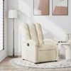 Image de vidaXL Fauteuil inclinable CrÃ¨me Tissu