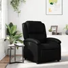 Image de vidaXL Vidaxl Fauteuil Inclinable Noir Similicuir