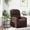 Image de vidaXL Vidaxl Fauteuil De Massage Inclinable Marron Similicuir