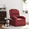 Image de vidaXL Fauteuil de massage inclinable Rouge bordeaux Similicuir371786