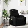 Image de vidaXL Fauteuil de massage inclinable Noir Similicuir