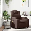 Image de vidaXL Vidaxl Fauteuil De Massage Inclinable Marron Similicuir