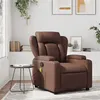 Image de vidaXL Fauteuil de massage inclinable Marron Similicuir372436