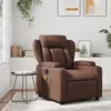 Image de vidaXL Fauteuil de massage inclinable Marron Similicuir
