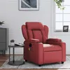 Image de vidaXL Fauteuil de massage inclinable Rouge bordeaux Similicuir372438