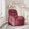 Image de Vidaxl Fauteuil Inclinable Rouge Bordeaux Tissu
