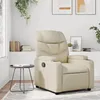 Image de vidaXL Vidaxl Fauteuil Inclinable Crème Similicuir