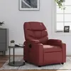 Image de vidaXL Fauteuil inclinable Rouge bordeaux Similicuir372469
