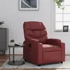 Image de vidaXL Vidaxl Fauteuil Inclinable Rouge Bordeaux Similicuir