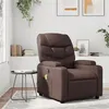 Image de vidaXL Fauteuil de massage inclinable Marron Similicuir372474