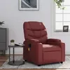 Image de vidaXL Fauteuil de massage inclinable Rouge bordeaux Similicuir372476