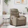 Image de vidaXL Fauteuil de massage inclinable Cappuccino Similicuir372478