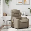 Image de Vidaxl Fauteuil De Massage Inclinable Cappuccino Similicuir