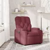 Image de vidaXL Fauteuil inclinable Rouge bordeaux Tissu372482