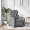 Image de vidaXL Vidaxl Fauteuil De Massage Inclinable Gris Clair Tissu