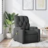 Image de vidaXL Fauteuil de massage inclinable Gris foncé Tissu372492
